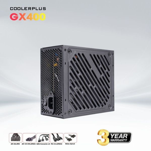 Bộ nguồn máy tính Coolerplus GX400 400W