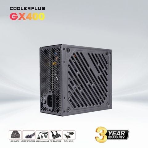 Bộ nguồn máy tính Coolerplus GX400 400W
