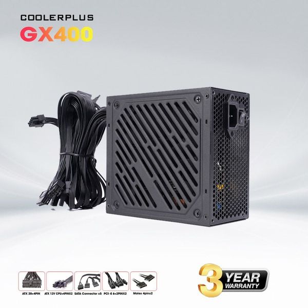Bộ nguồn máy tính Coolerplus GX400 400W