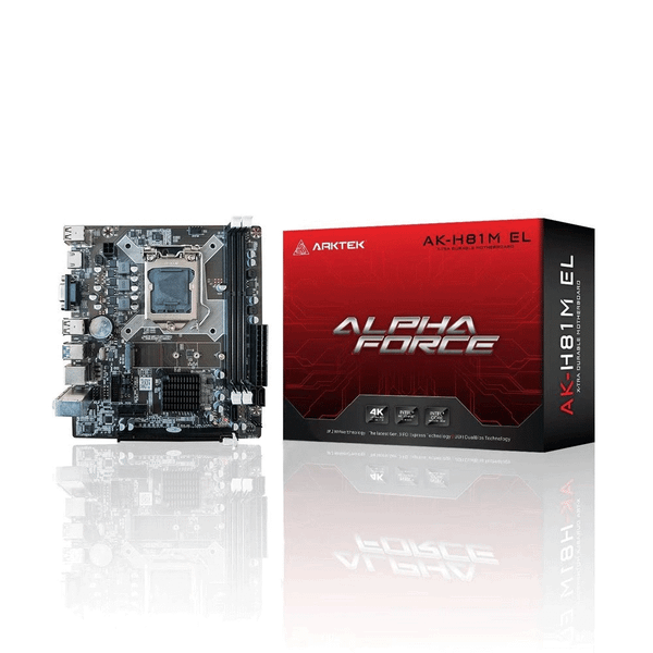 Mainboard ARKTEK AK-H81M EL - LGA 1150 Dual channel DDR3