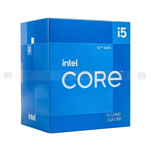 CPU Intel Core i5 12400 (6 nhân 12 luồng, 2.5GHz - 4.4GHz, 18MB, LGA1700) Box