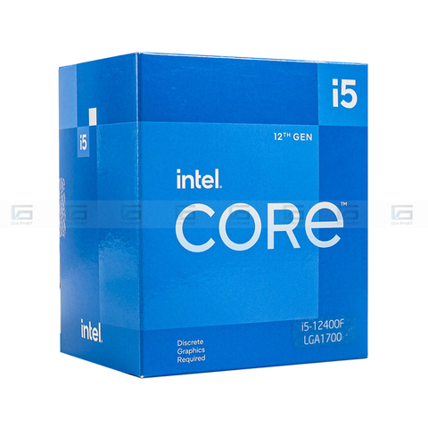 CPU Intel Core i5 12400F (LGA1700, 6 nhân, 12 luồng, 2.5Ghz - Turbo 4.4Ghz, 18MB)