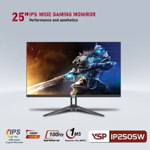 Màn hình phẳng 25 inch 100Hz 1ms VSP IP2505W - Chính Hãng