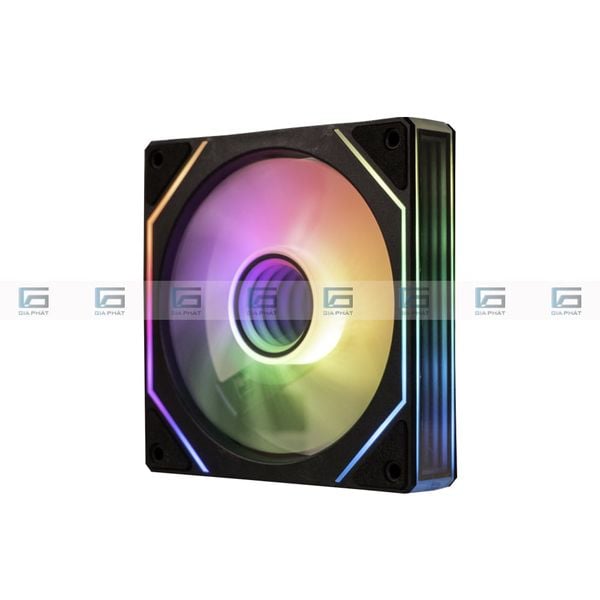 Fan case PC Tomato M5 LED Vô Cực Nguồn trực tiếp - Molex 4 pin Đen