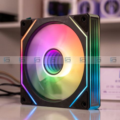 Fan case PC Tomato M5 LED Vô Cực Nguồn trực tiếp - Molex 4 pin Đen