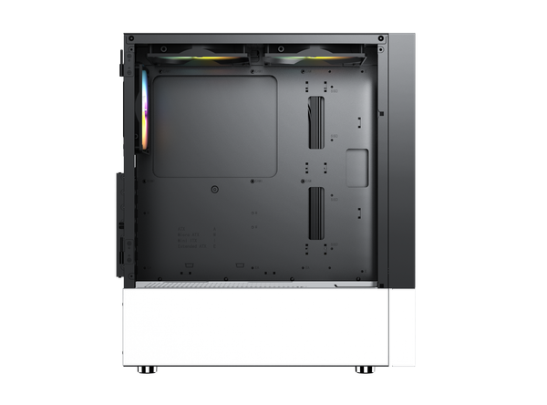 CASE MAGIC GM-04 BLACK AND WHITE GLASS | ATX, Sẵn 3 FAN