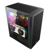 CASE MAGIC LUXURY i FULL TOWER - Đen | E-ATX, SẴN 4 FAN LED