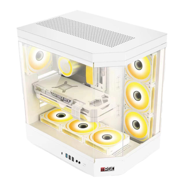 CASE MAGIC VILA ULTRA PRO - Trắng | ATX, không kèm fan