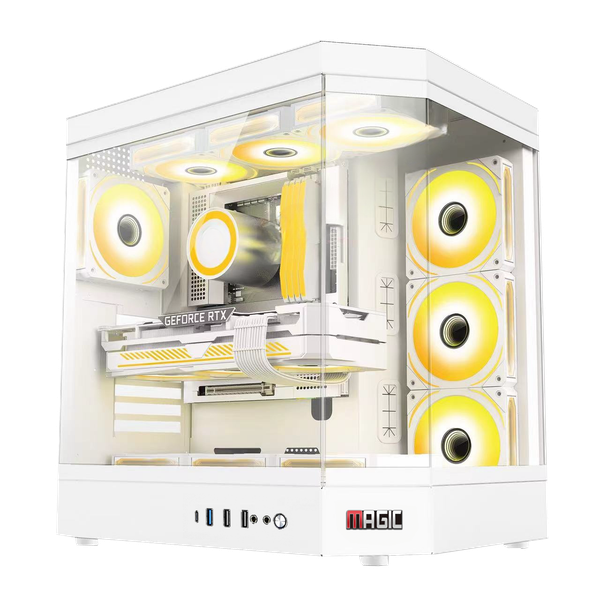 CASE MAGIC VILA ULTRA PRO - Trắng | ATX, không kèm fan