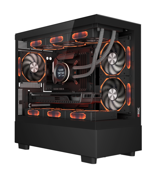 CASE MAGIC MIX TOWER PRO - Đen | Full M-ATX, Chưa Kèm FAN