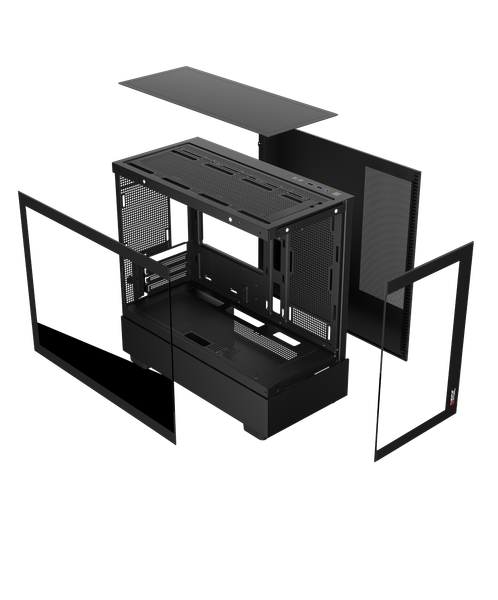 CASE MAGIC MIX TOWER PRO - Đen | Full M-ATX, Chưa Kèm FAN
