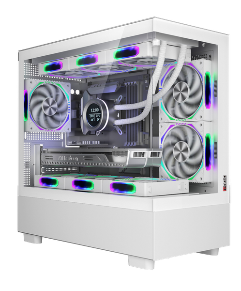 CASE MAGIC MIX TOWER PRO - Trắng | Full M-ATX, Chưa Kèm FAN