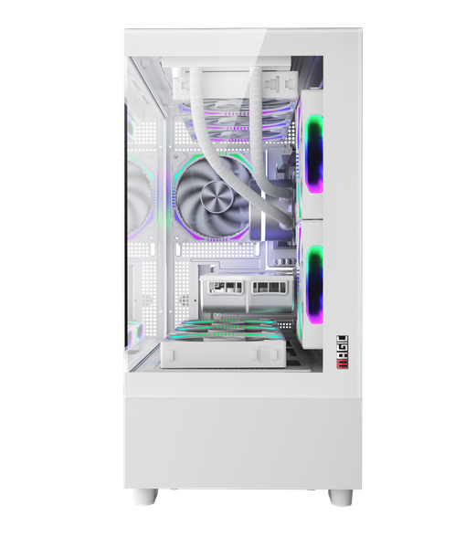 CASE MAGIC MIX TOWER PRO - Trắng | Full M-ATX, Chưa Kèm FAN
