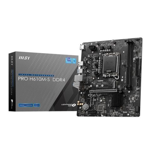 Bo mạch chủ - Mainboard MSI PRO H610M-S WIFI DDR4 - Chính hãng