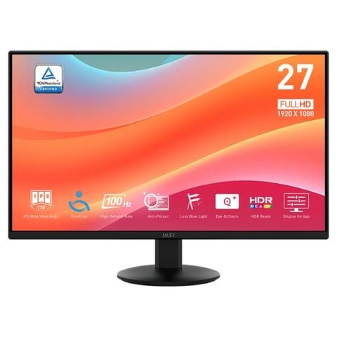 Màn hình LCD MSI PRO MP272L (FHD, IPS, 100Hz, 1 ms, Adaptive Sync)