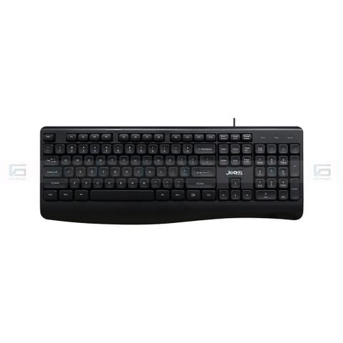 Bàn phím văn phòng có dây JEDEL K26 (104 phím, có dây 1.5M) - Màu Đen