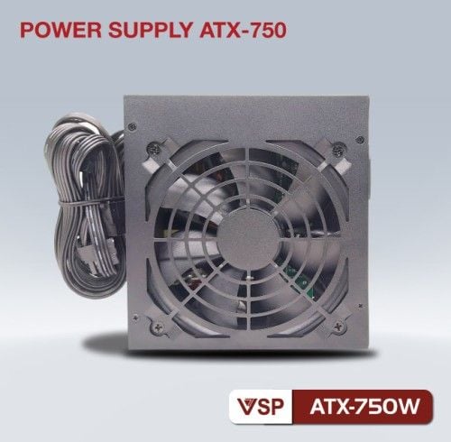 Nguồn máy tính VSP ATX - 750W ( Nguồn văn phòng chạy được card 730 ) Ver 2.0