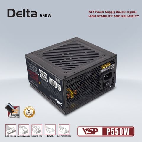 BỘ NGUỒN VSP DELTA P550W