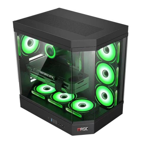 CASE MAGIC VILA ULTRA PRO - Đen | ATX, không kèm fan