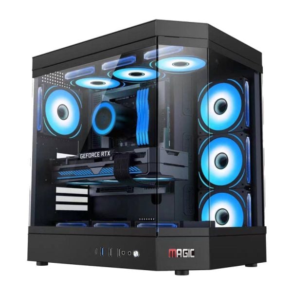 CASE MAGIC VILA ULTRA PRO - Đen | ATX, không kèm fan