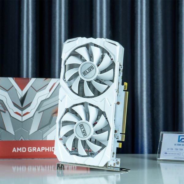 Card màn hình - VGA AMD Radeon ELSA RX580 8GB GDDR5 256Bit - Trắng