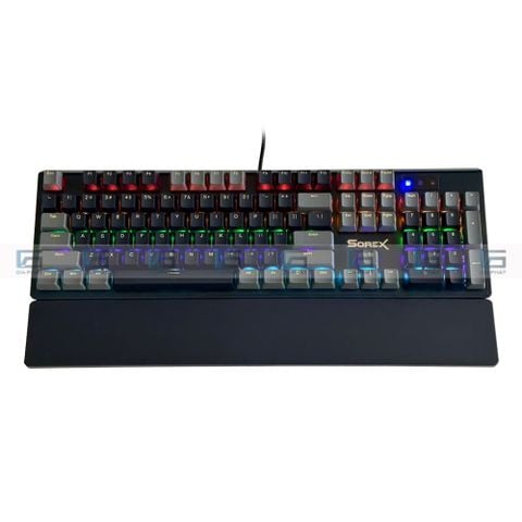 Bàn phím cơ Sorex SK105 - 104 key - Red Switch - Màu đen xám