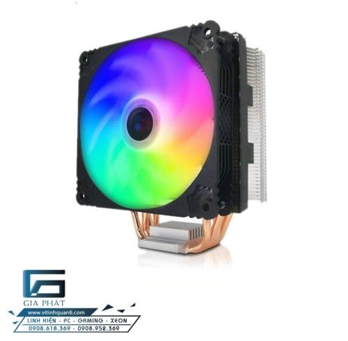 Tản nhiệt ống đồng Fuller T900i LED ARGB ( Auto / Sync ) - Đen