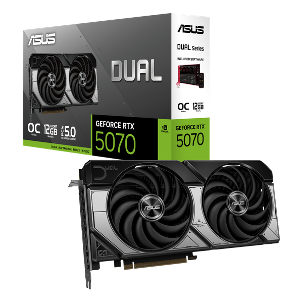 Card màn hình ASUS Dual GeForce RTX™ 5070 12GB GDDR7 OC Edition