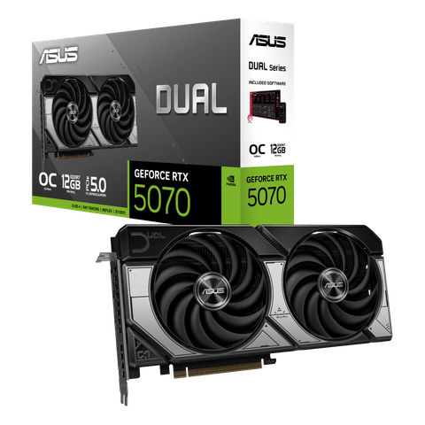 Card màn hình ASUS Dual GeForce RTX™ 5070 12GB GDDR7 OC Edition
