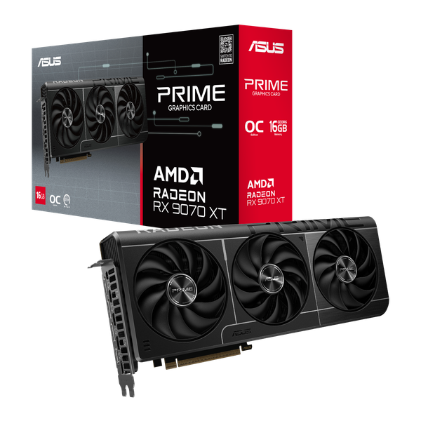 Card màn hình ASUS Prime Radeon™ RX 9070 XT 16GB GDDR6 OC Edition