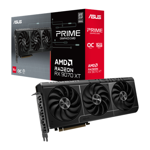 Card màn hình ASUS Prime Radeon™ RX 9070 XT 16GB GDDR6 OC Edition