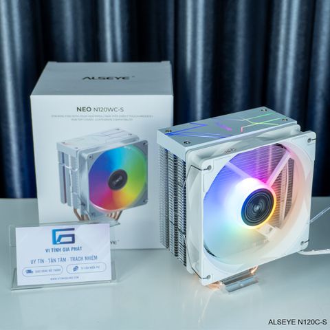 Tản nhiệt khí CPU ALSEYE N120-SE SK2011 RGB  - TRẮNG