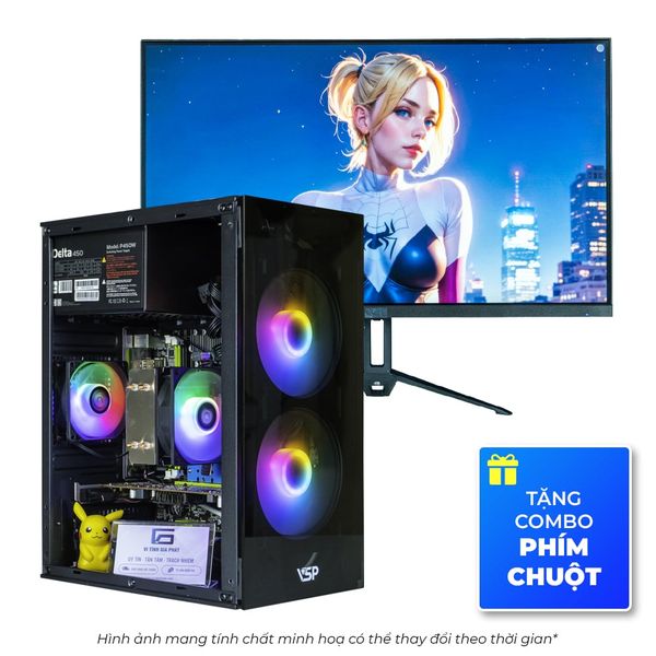 PC Gaming Full Bộ - i5 6500, VGA Quadro K2200, Màn hình 25 inch