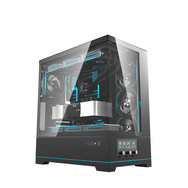 VỎ CASE MÁY TÍNH DARKFLASH DY451 Pro - Đen | ATX, Chưa Kèm FAN