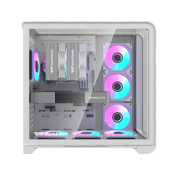 VỎ CASE MÁY TÍNH DARKFLASH L280 - Trắng | ATX, Chưa Kèm FAN