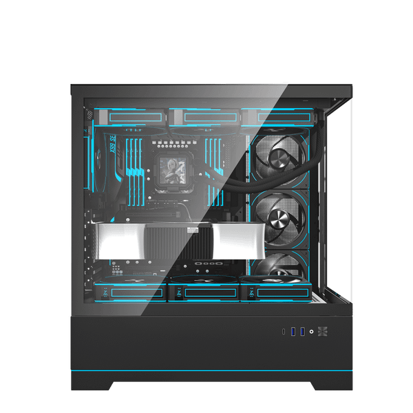 VỎ CASE MÁY TÍNH DARKFLASH DY451 Pro - Đen | ATX, Chưa Kèm FAN