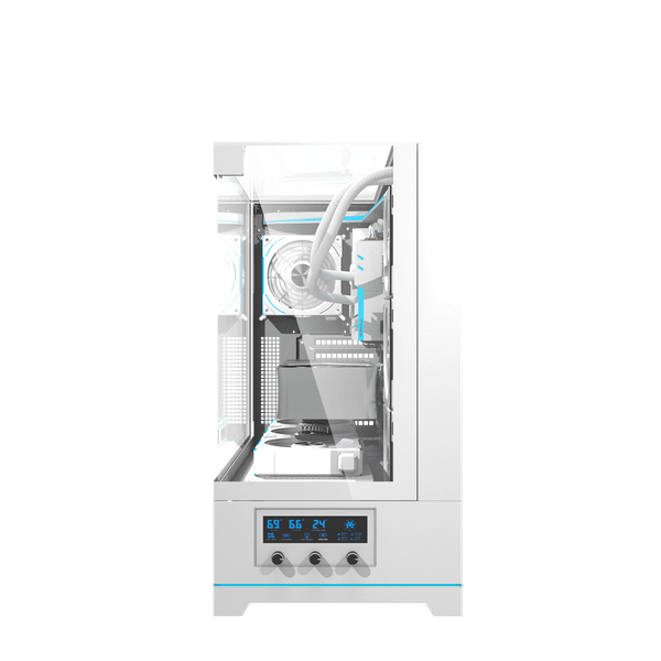 VỎ CASE MÁY TÍNH DARKFLASH DY450 Pro - Trắng | ATX, Chưa Kèm FAN