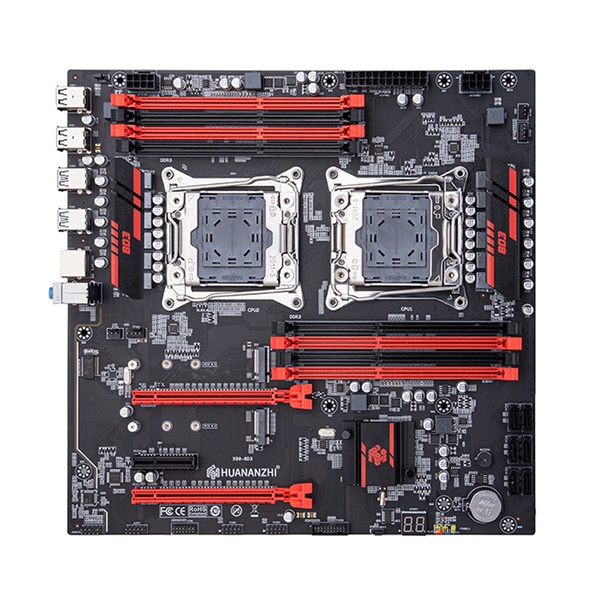Mainboard Huananzhi X99 8D3 2 CPU DDR3 (8 khe ram, 2 Khe m2) New Box