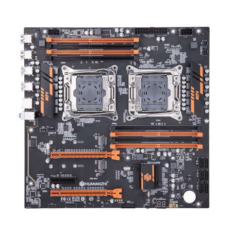 Mainboard Huananzhi X99 8D4 2 CPU (DDR4, E-ATX, 2011-3) New Box