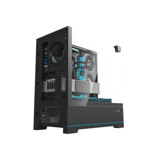 VỎ CASE MÁY TÍNH DARKFLASH DY450 Pro - Đen | ATX, Chưa Kèm FAN