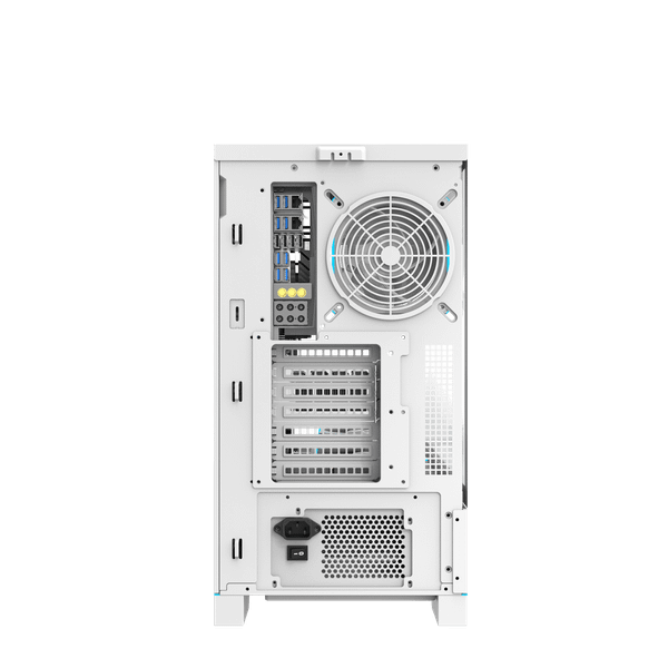 VỎ CASE MÁY TÍNH DARKFLASH DY451 Pro - Trắng | ATX, Chưa Kèm FAN
