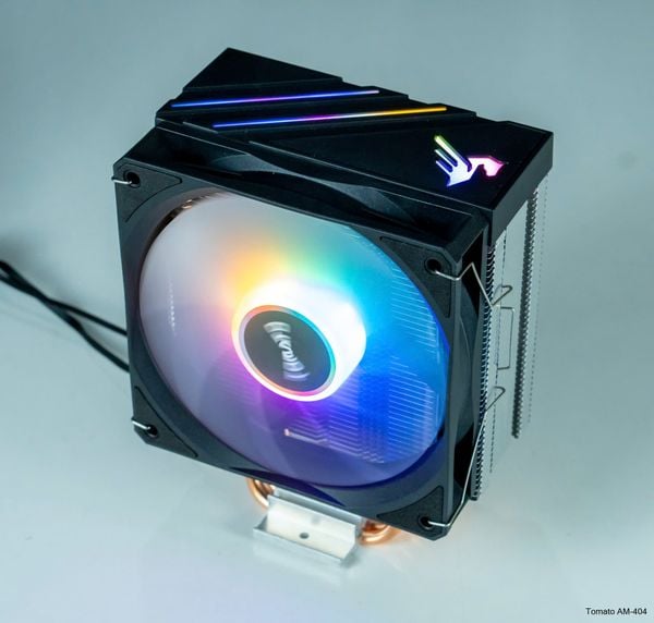Tản nhiệt khí Tomato AM 404 LED RGB - Màu Đen