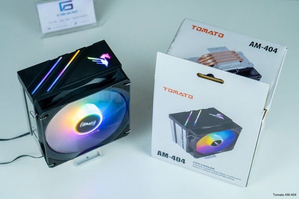 Tản nhiệt khí Tomato AM 404 LED RGB - Màu Đen