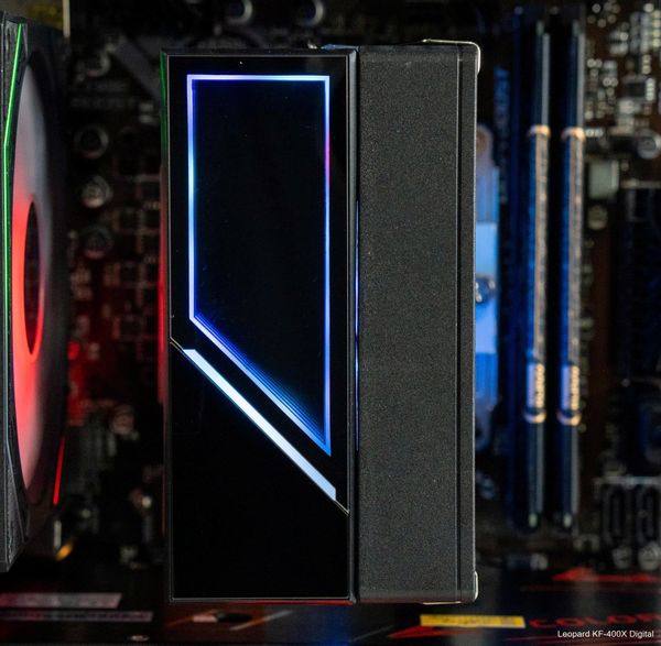 Tản nhiệt khí Leopard KF400X RGB - Black (Support 2011)