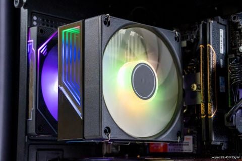 Tản nhiệt khí Leopard KF400X RGB - Black (Support 2011)
