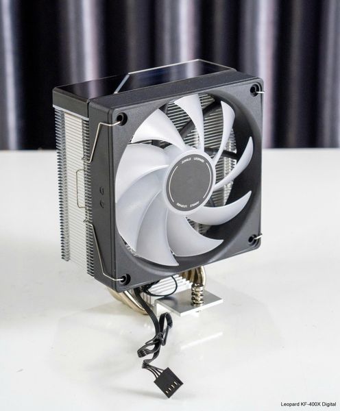 Tản nhiệt khí Leopard KF400X RGB - Black (Support 2011)