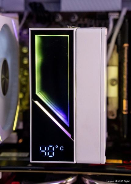Tản nhiệt khí Leopard KF420E DGT - Màu Trắng (Support 2011)