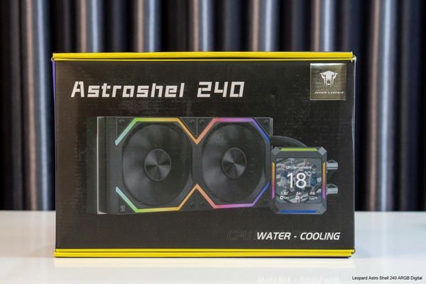 Tản nhiệt nước Leopard Astro Shel 240 ARGB Digital - Màu Trắng