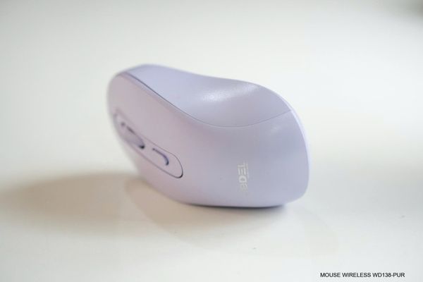 Chuột không dây JEDEL WD138 Bluetooth và Wireless (2.4GHz 4D, 1600DPI) - Màu Tím