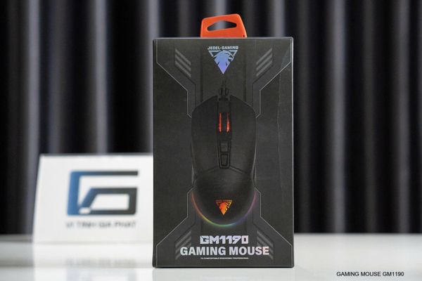 Chuột Gaming có dây JEDEL GM1190 (7D, 3200DPI, 1.5m) - Màu Đen